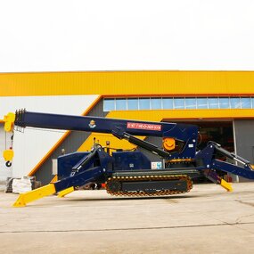 Spider Crane Factory - OEM 2025 12Ton Crawler Telescopic Boom Mobile Lifting
