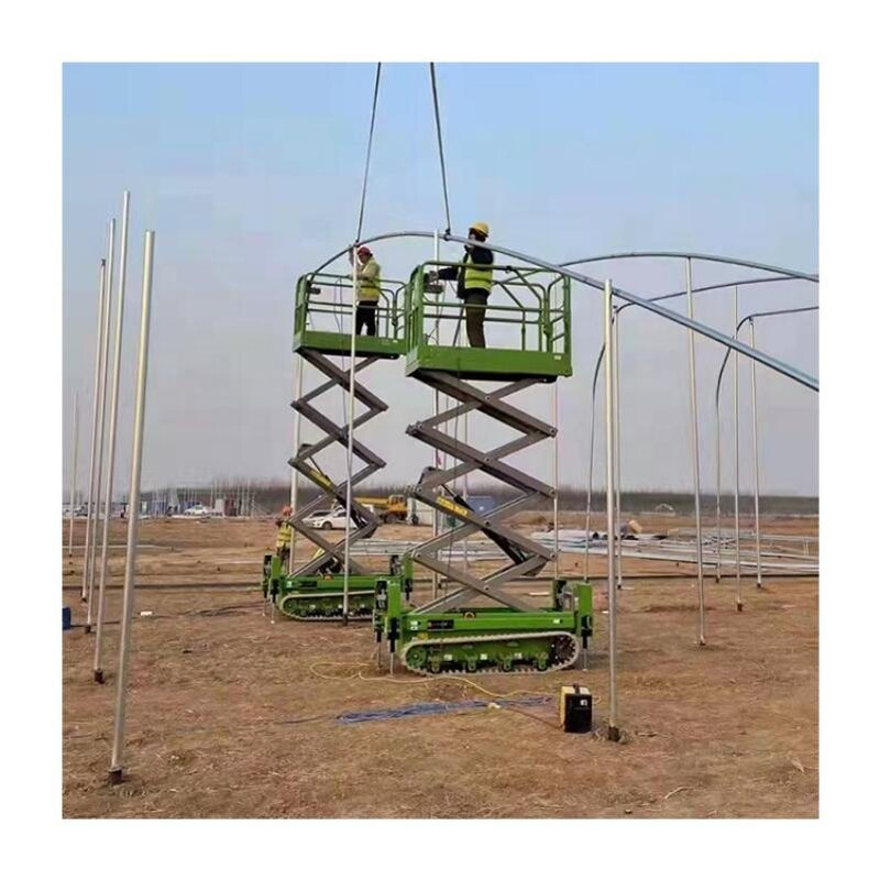 Electric Crawler Scissor Lift Factory - OEM 300kg 6-14m Hydraulic Mobile for Spraying