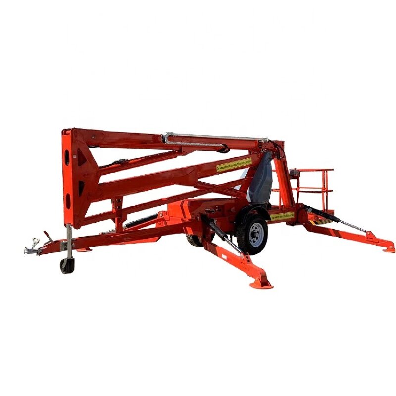 Towable Electric Articulated Boom Lift Manufacturer - OEM 8-20m 200kg Aerial Work
