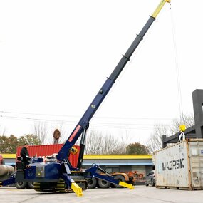 Mini Crawler Crane Manufacturer - OEM Spider Crawler Crane Price 8Ton Mobile Foldable