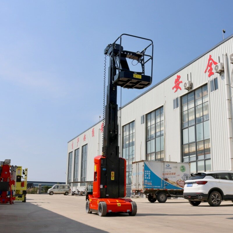 Single Mast Electric Lifting Platform Factory - OEM 125kg 4 Meters Aluminum Alloy Cargo