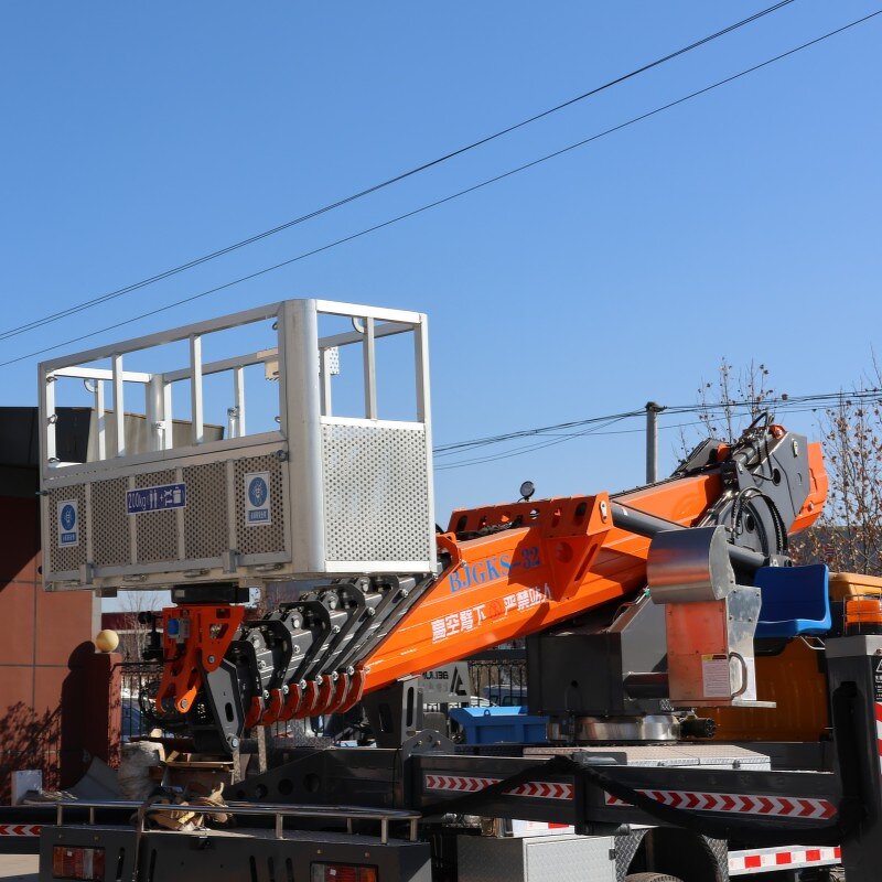 Professional Truck Mounted Aerial Solution Manufacturer - OEM 36M Multi-section Boom Telescopic