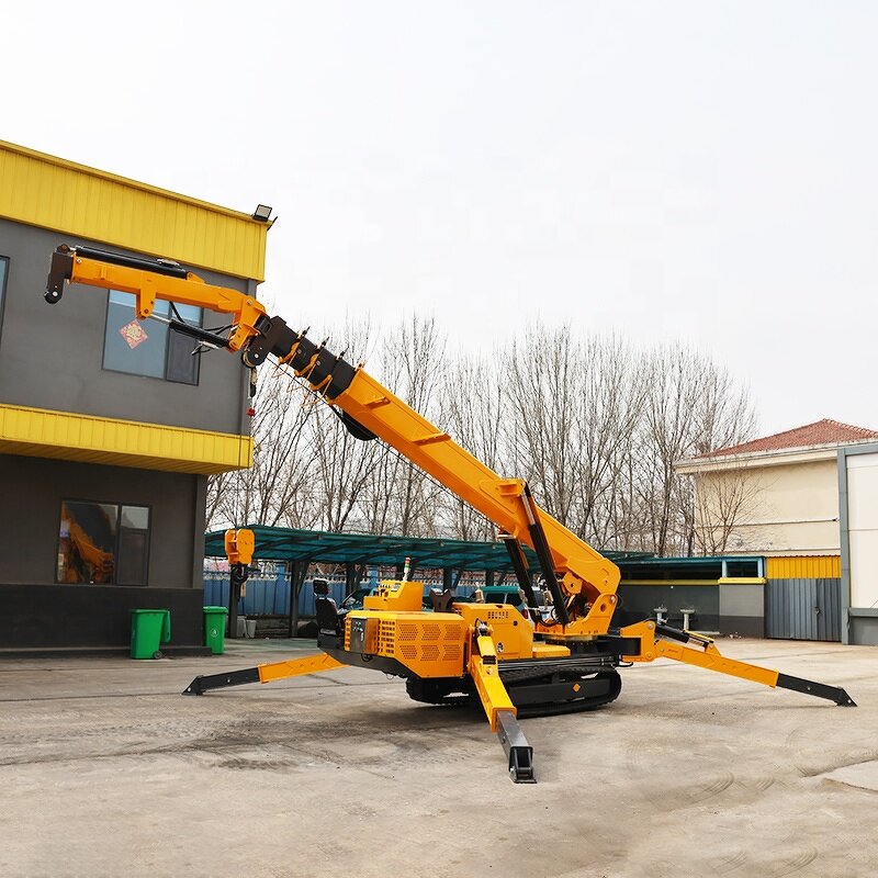 Spider Crane Factory - OEM Construction Machinery 10 Ton Capacity Crawler Lifting