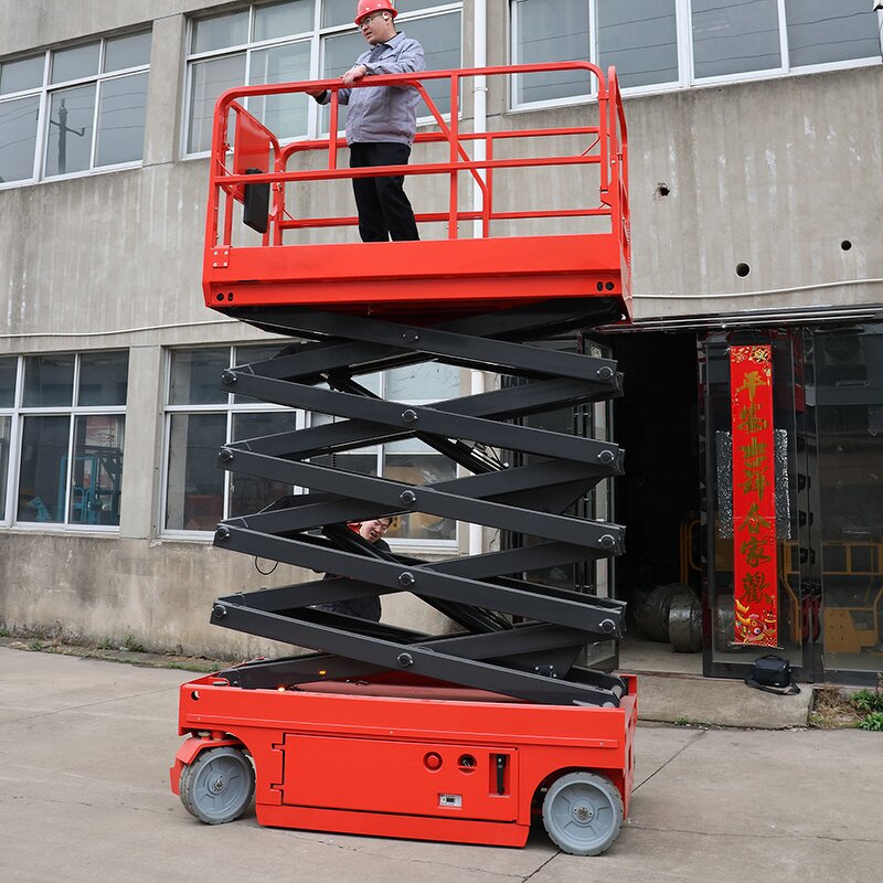 Heavy-duty Electric Scissor Lift Factory - OEM OEM for Tight Spaces 6-18m 350kg