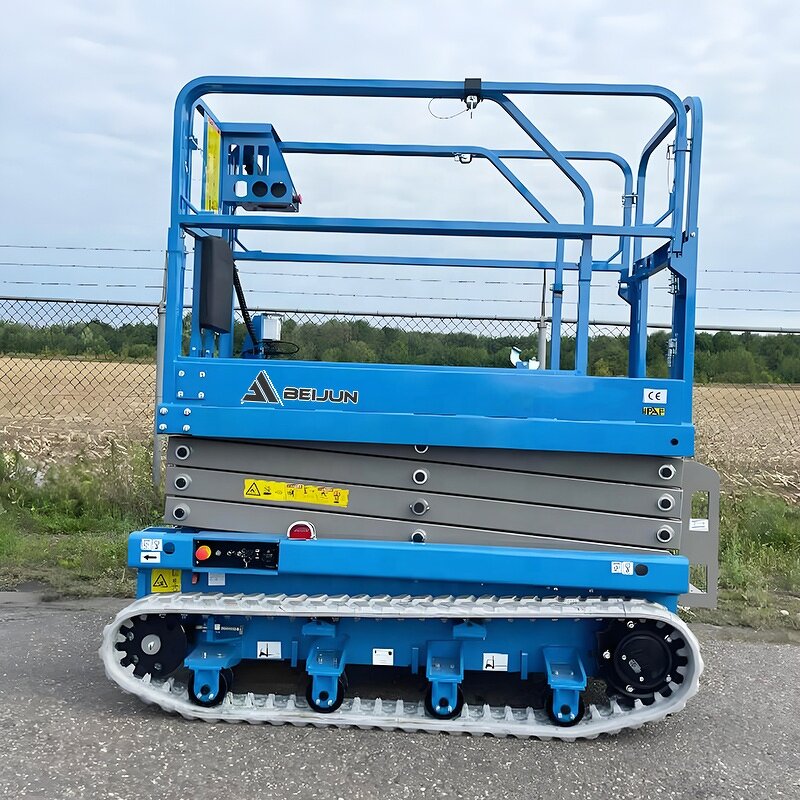 Electric Crawler Scissor Lift Manufacturer - OEM Aerial Work Lifting Table 6.3m Height