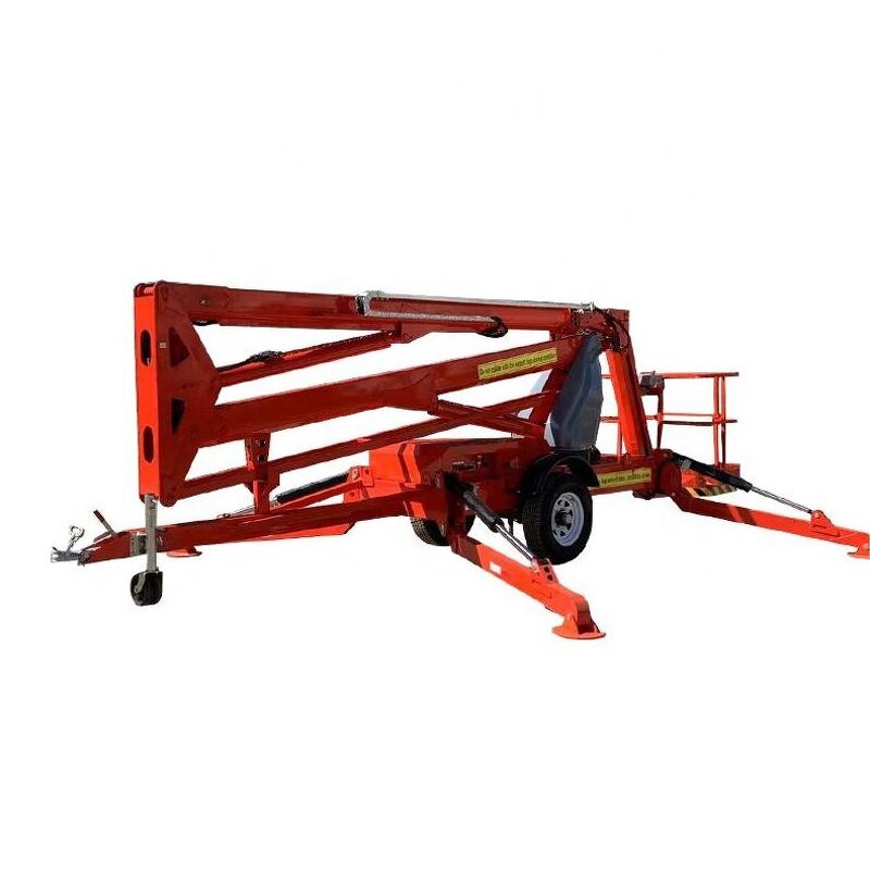 Hydraulic Trailer Cherry Picker Factory - OEM 4x4 Truck Mounted Boom Lift with Basket