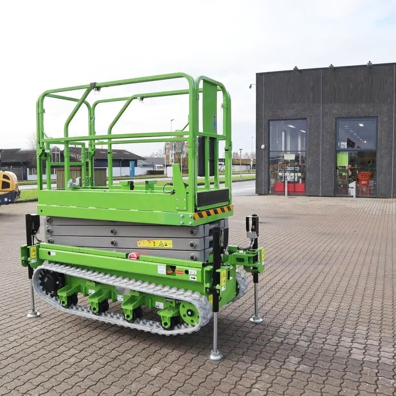 Mini Crawler Scissor Lift Factory - OEM 230KG Electric Self Propelled for Narrow Building