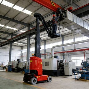 Self Propelled Vertical Mast Lift Manufacturer - OEM 5.6-8m 227kg Hydraulic Aerial Man Lift