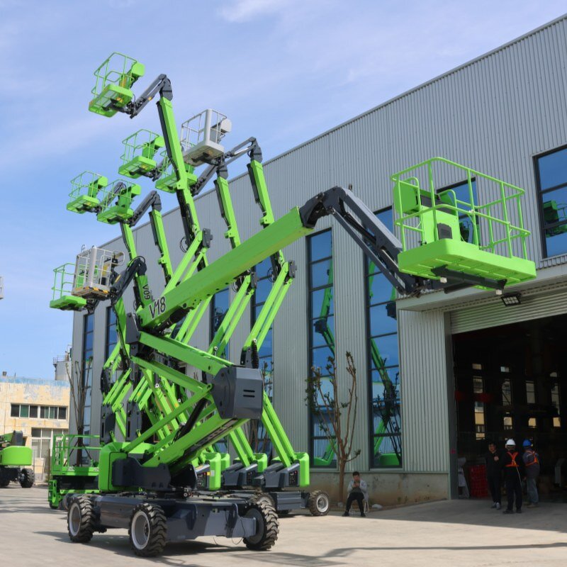 Compact Articulated Boom Lift Manufacturer - OEM 24M Electric Boom Man Lift Platform