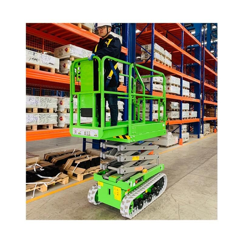 Electric Crawler Scissor Lift Factory - OEM 300kg 6-14m Hydraulic Mobile for Spraying