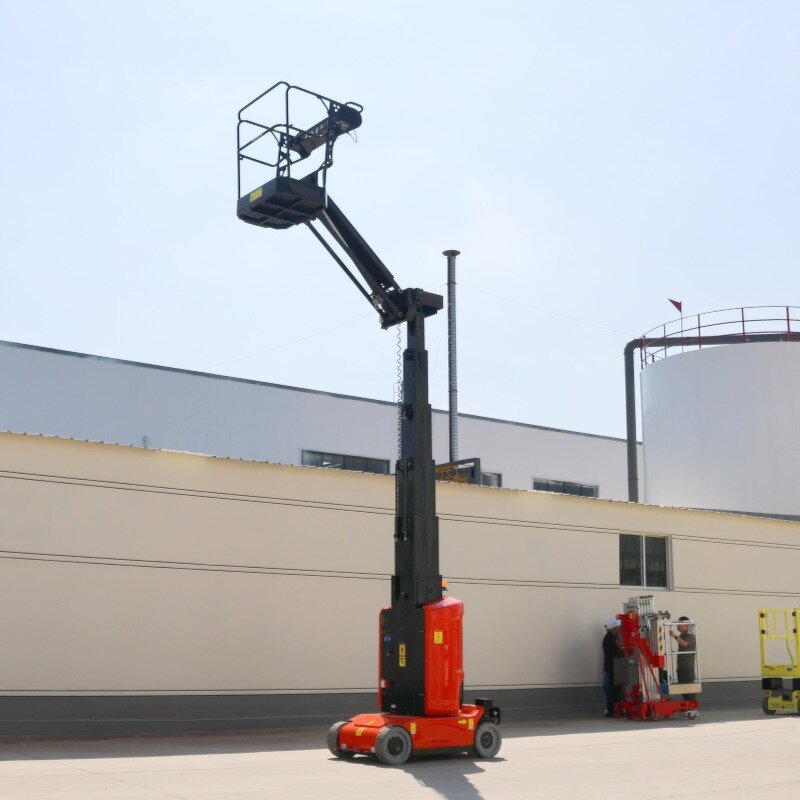 Aluminum Alloy Hydraulic Lifting Platform Manufacturer - OEM One-Person-Operated Electric Ladder