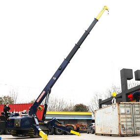 Mini Crawler Spider Crane Manufacturer - OEM Crawler Lifting Robot For Glass 8-12 Ton
