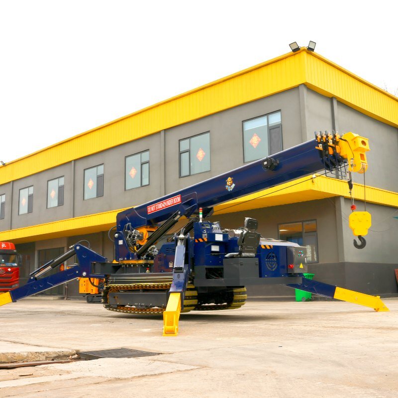 Spider Crane Manufacturer - OEM Factory Price 8 Tons Telescopic Boom Folding Track