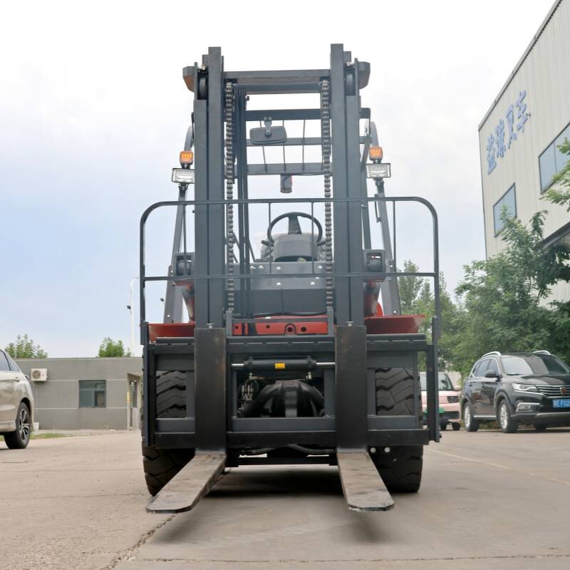 Farm Use Electric High-Lift Forklift Factory - OEM 6m Hydraulic Stack AC Motor Four-Wheel