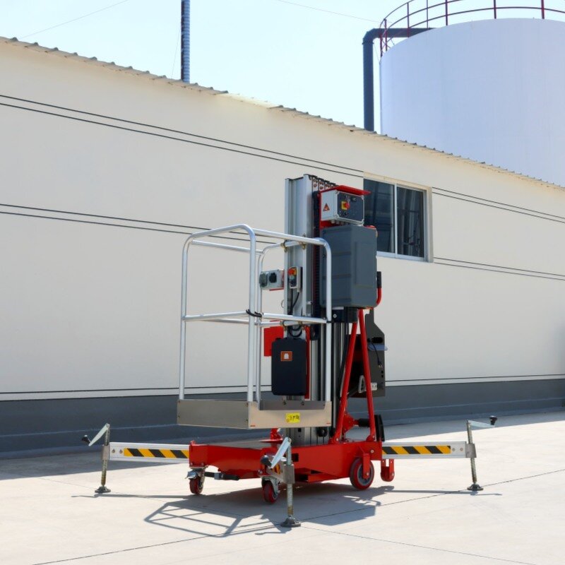 Electric Telescopic Vertical Platform Manufacturer - OEM 12m Mini Self Propelled Mast Lift