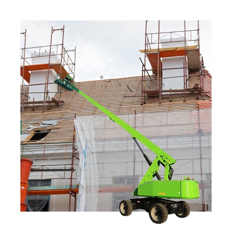 Wheel-Mounted Telescopic Boom Lift Factory - OEM 20-26M Portable All-Terrain Hydraulic