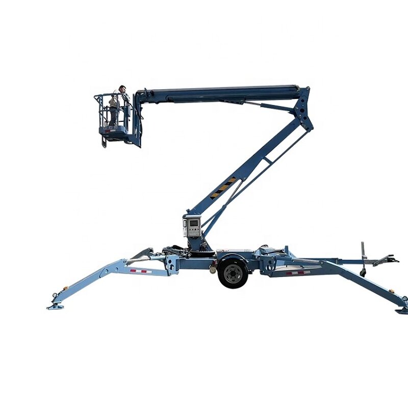 Hydraulic Trailer Cherry Picker Factory - OEM 4x4 Truck Mounted Boom Lift with Basket