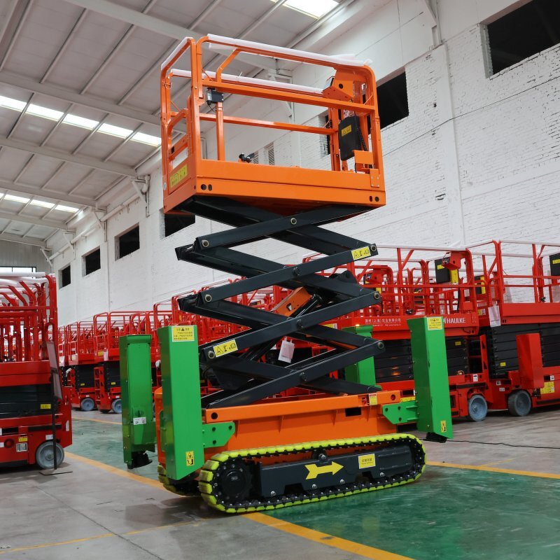 Crawler Mobile Scissor Lift Factory - OEM 4-30m Electric All Terrain Scissor Platform