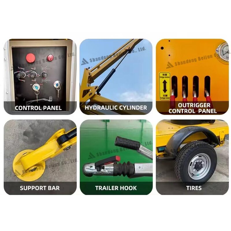Wheel Spider Lift Manufacturer - OEM Electro-hydraulic Bending Arm Telescopic High-altitude