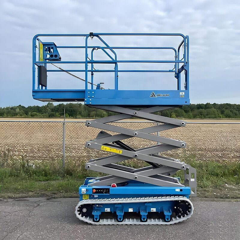 Electric Crawler Scissor Lift Manufacturer - OEM Aerial Work Lifting Table 6.3m Height