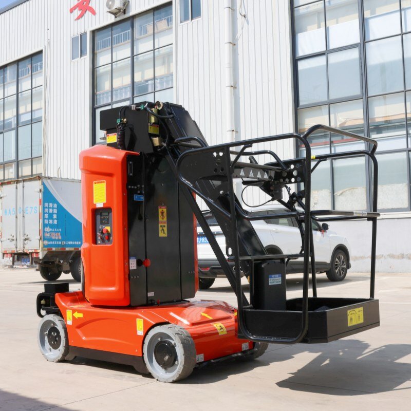 Electric Aerial Work Platform Factory - OEM Self Propelled Column Type Sleeve Vertical Mast