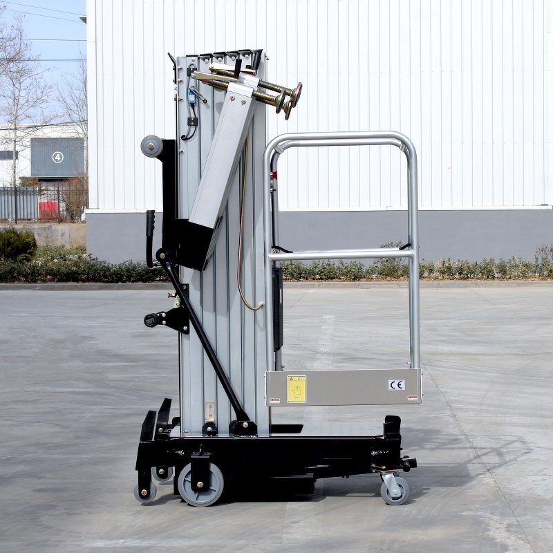 Single Mast Lift Manufacturer - OEM One Man Portable Elevator Aluminum Alloy Electric