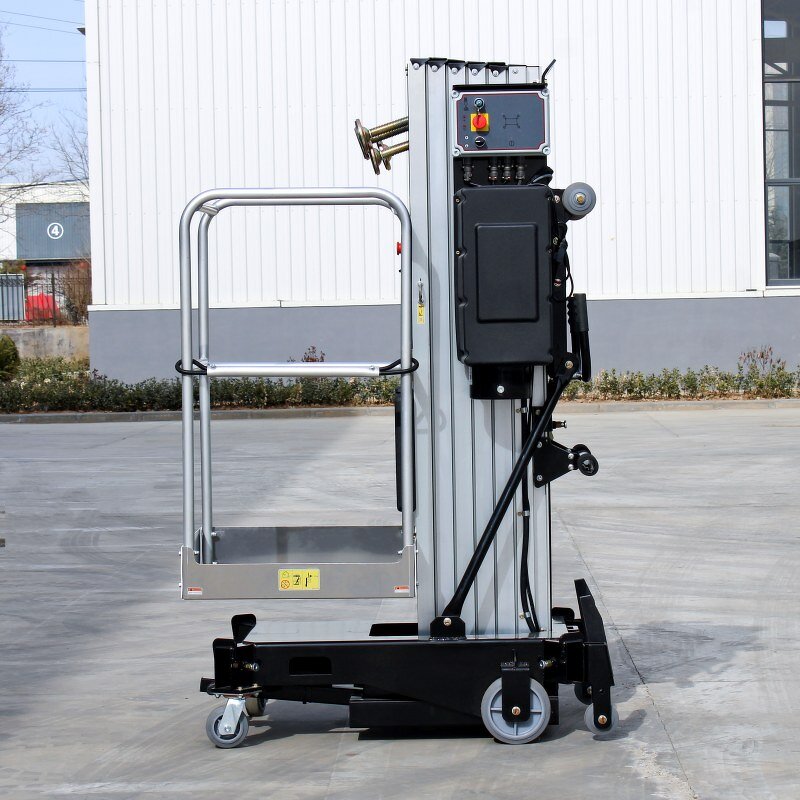 Single Mast Lift Manufacturer - OEM One Man Portable Elevator Aluminum Alloy Electric