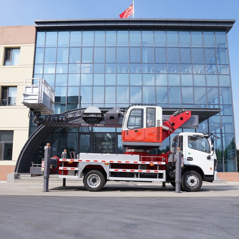 Telescopic Boom Man Lift Truck Manufacturer - OEM Platform Bucket Mounted High-altitude