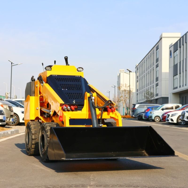 Mini Skid Steer Loader Factory - OEM FREE SHIPPING Household Garden Crawler with Fork