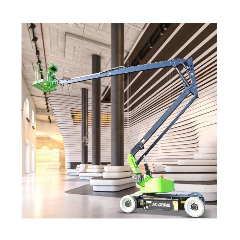 Self-propelled Articulating Boom Lift Manufacturer - OEM 215KG 12M Electric Boom Lift