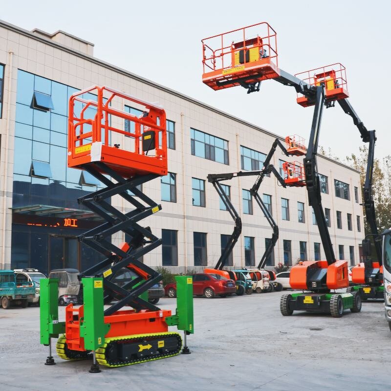 Mobile Crawler Scissor Lift Factory - OEM Promotion 6-18m Self Propelled Tracked Various