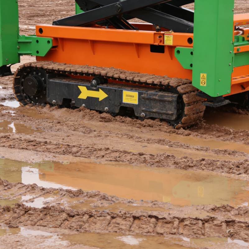 Crawler-type Scissor Lift Manufacturer - OEM Self-propelled Electric High Manganese Steel