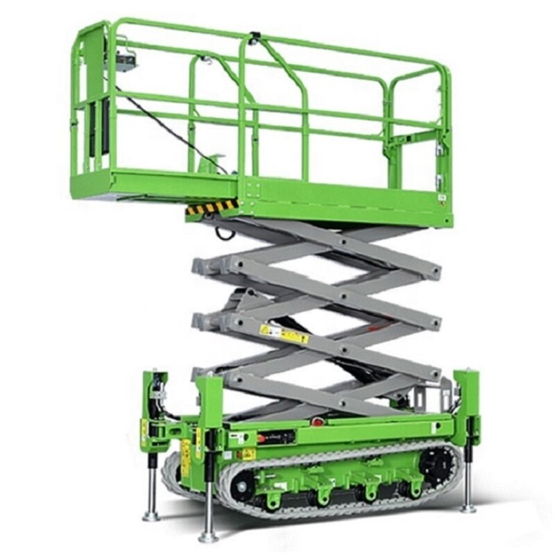 MINI Crawler Scissor Lift Factory - OEM 20ft 25ft 250KG Electric Self Propelled Narrow