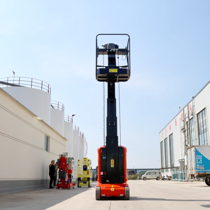 Electric Aerial Work Platform Factory - OEM Self Propelled Column Type Sleeve Vertical Mast