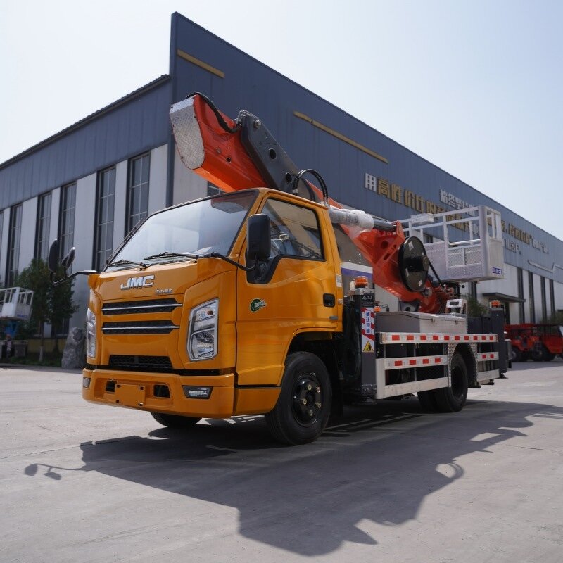 JMC Truck Mounted Aerial Lift Factory - OEM High 32M All-Terrain for Outdoor Jobs