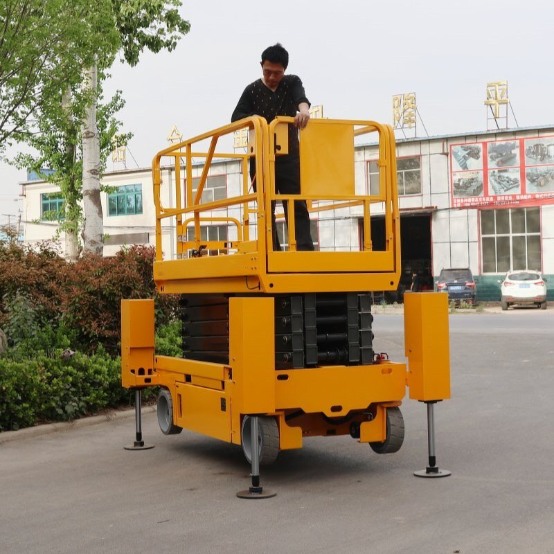 Mobile Scissor Lift Manufacturer - OEM Aerial Skylift 4-18m Hand Movable Restaurant