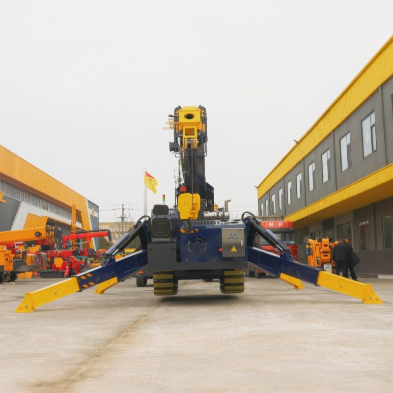 Spider Crane Manufacturer - OEM Factory Price 8 Tons Telescopic Boom Folding Track