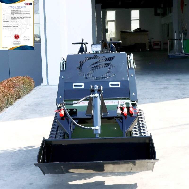 Skidsteer Loader Manufacturer - OEM Mini Euro5 9 Ton Rated Walk Behind Tractor