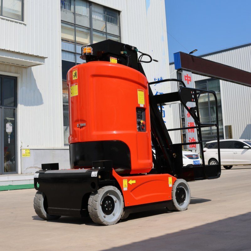 Mini Electric Mobile Lift Factory - OEM Mini Size New Aluminum Alloy 6-9m Self Propelled