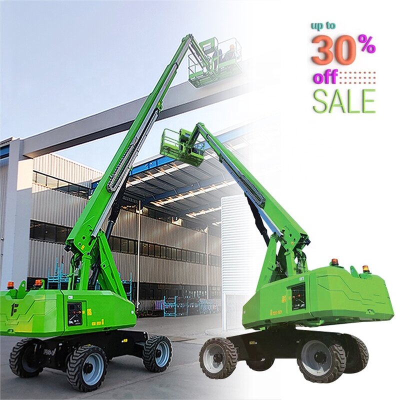 Hydraulic Cherry Picker Manufacturer - OEM 20-26M Self-Propelled Telescopic Articulating