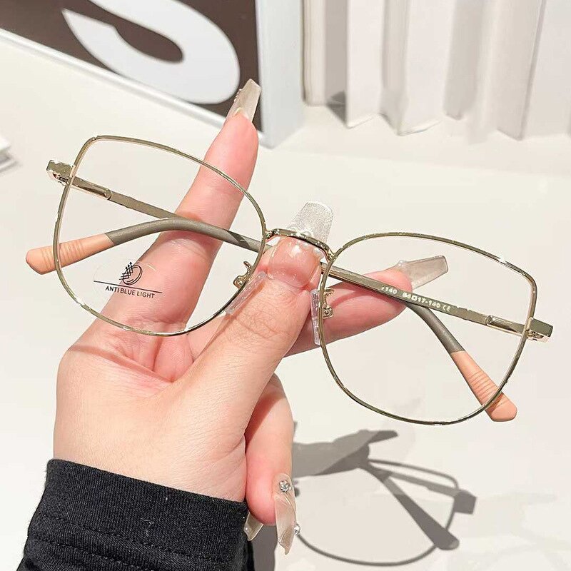 Anti-Blue Light Glasses Factory - OEM Custom Vintage Eye Protection Metal