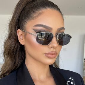 Sunglasses Manufacturer - OEM Custom Metal Twin Bridges Pilot