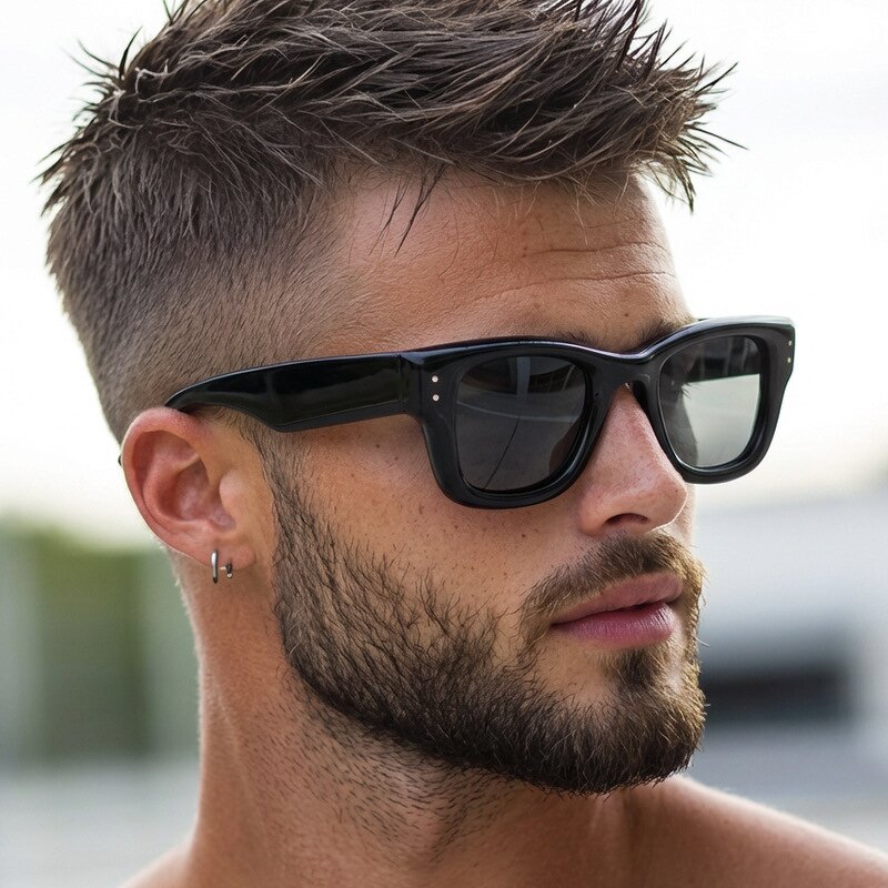 Sunglasses Factory - OEM Custom Classic Vintage Square Rivets