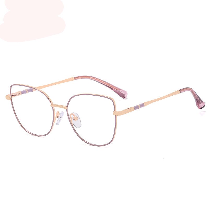 Kids Glasses Factory - OEM Custom Clear Polygonal Metal Frame Eyewear