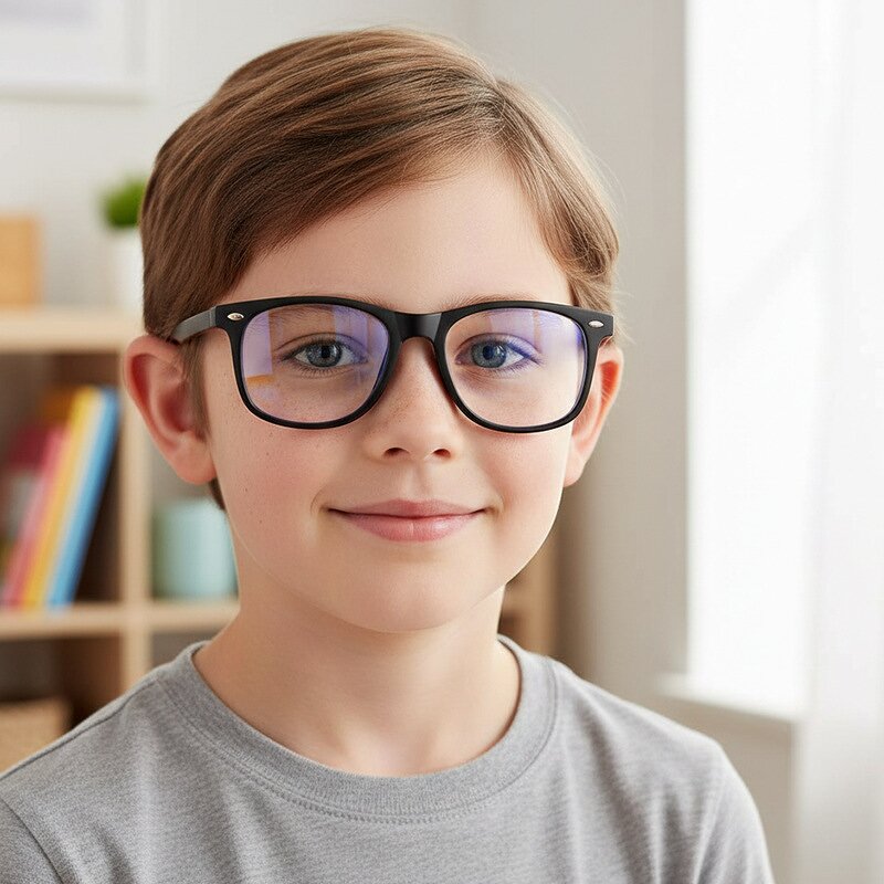 Anti Blue Light Glasses Manufacturer - OEM Custom Kids Soft Frame Square