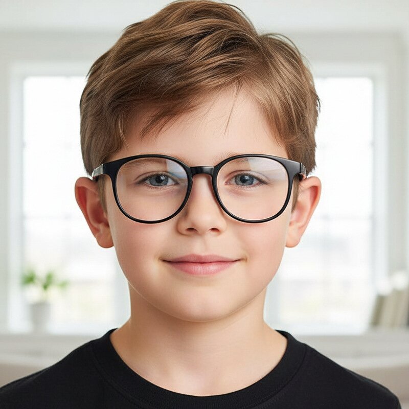 Kids Blue Light Glasses Factory - OEM Custom Silicone Frame Clear Lens