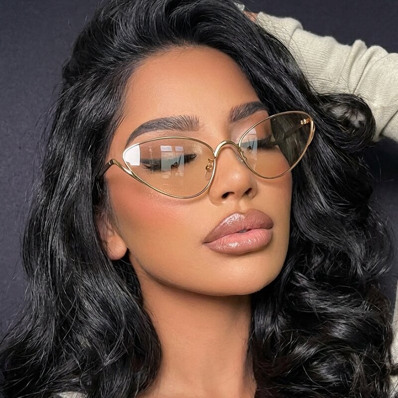 Sunglasses Factory - OEM Custom Cat Eye Luxury Brand Metal