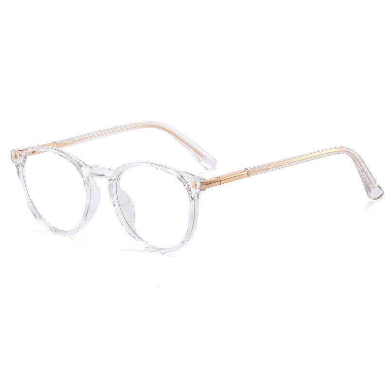 Computer Glasses Frame Factory - OEM Custom Transparent Round Eyewear