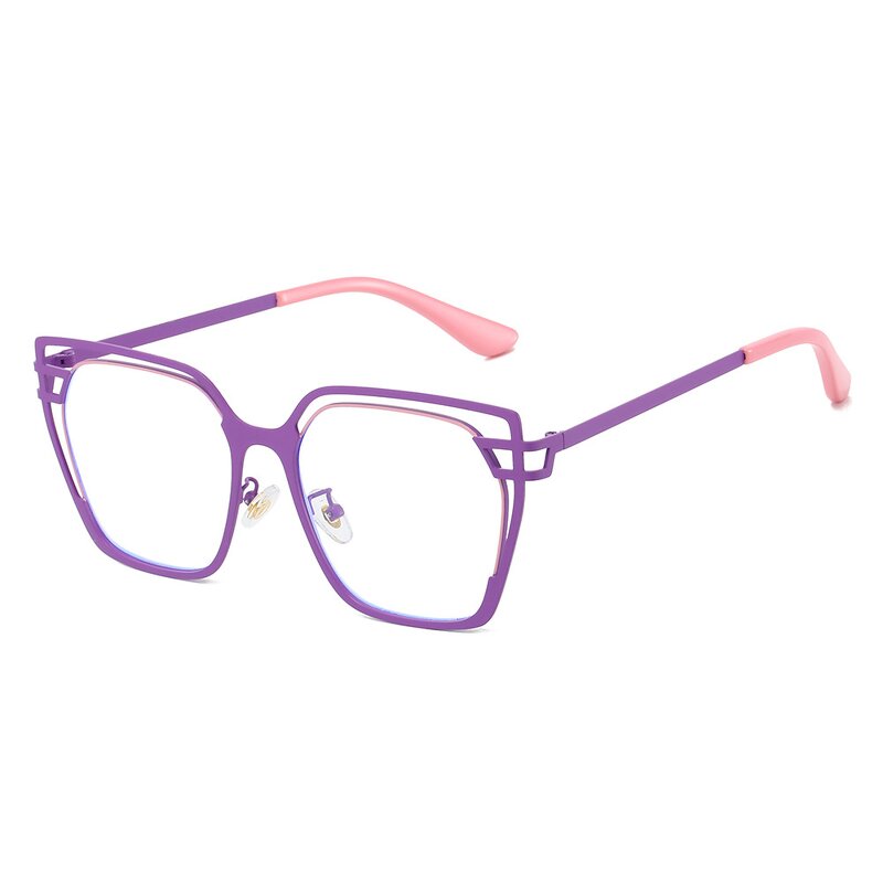 Eyeglasses Manufacturer - OEM Custom Square Hollow Out Large Frame