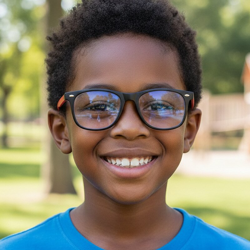 Anti Blue Light Glasses Manufacturer - OEM Custom Kids Soft Frame Square